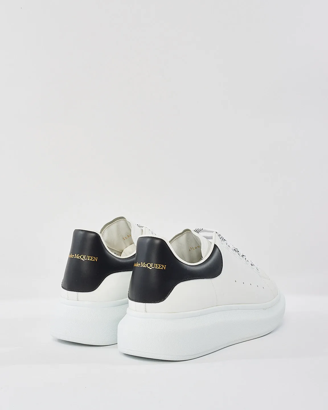 Alexander McQueen White Leather Oversized Sneaker - 43 MEN