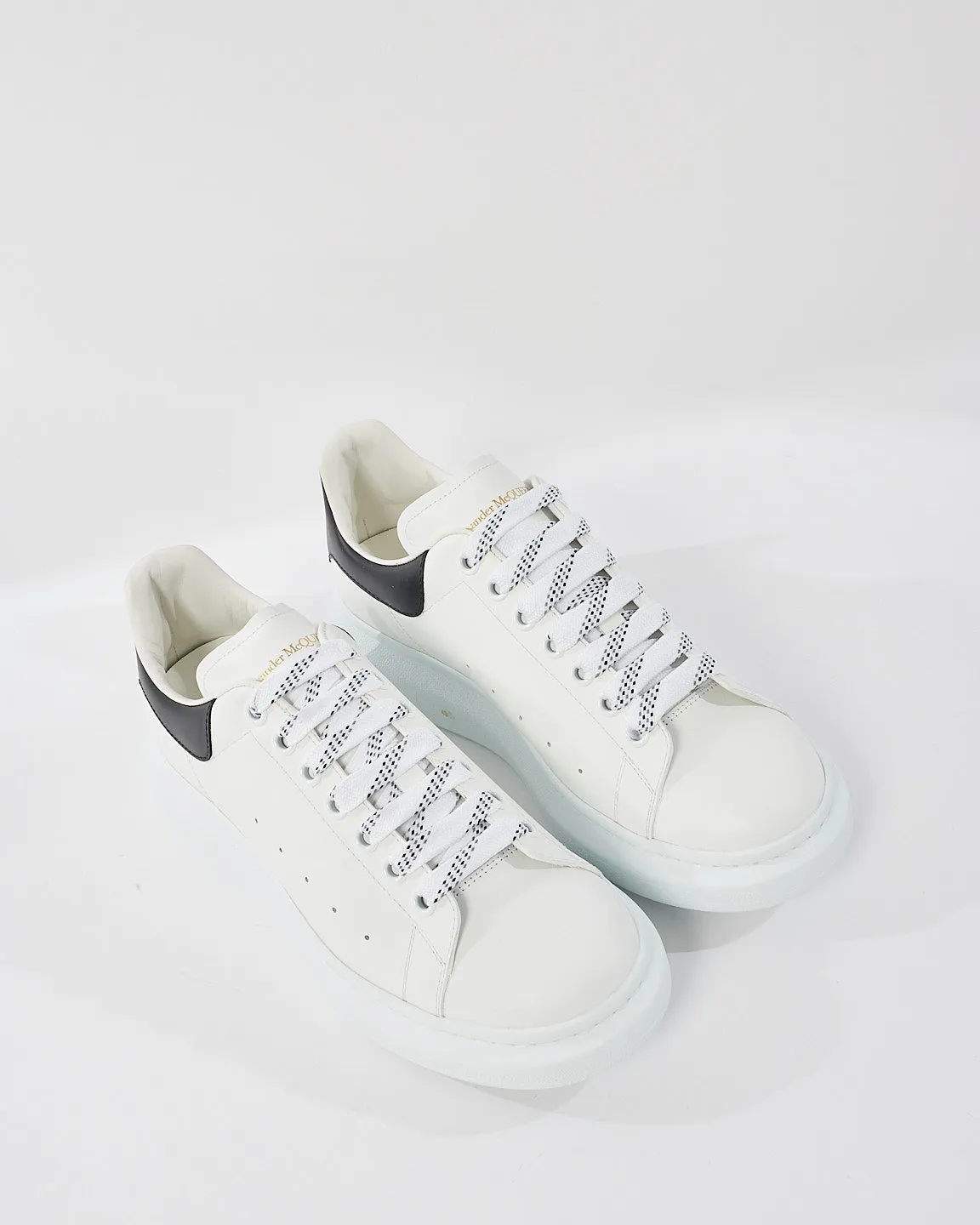 Alexander McQueen White Leather Oversized Sneaker - 43 MEN