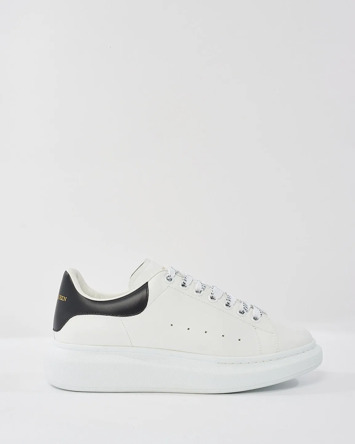 Alexander McQueen White Leather Oversized Sneaker - 43 MEN