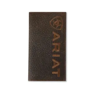 Ariat Brown Bull Hide - Men's Rodeo Wallet