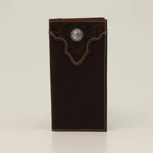 Ariat Youth Floral Embossed Leather Rodeo Wallet