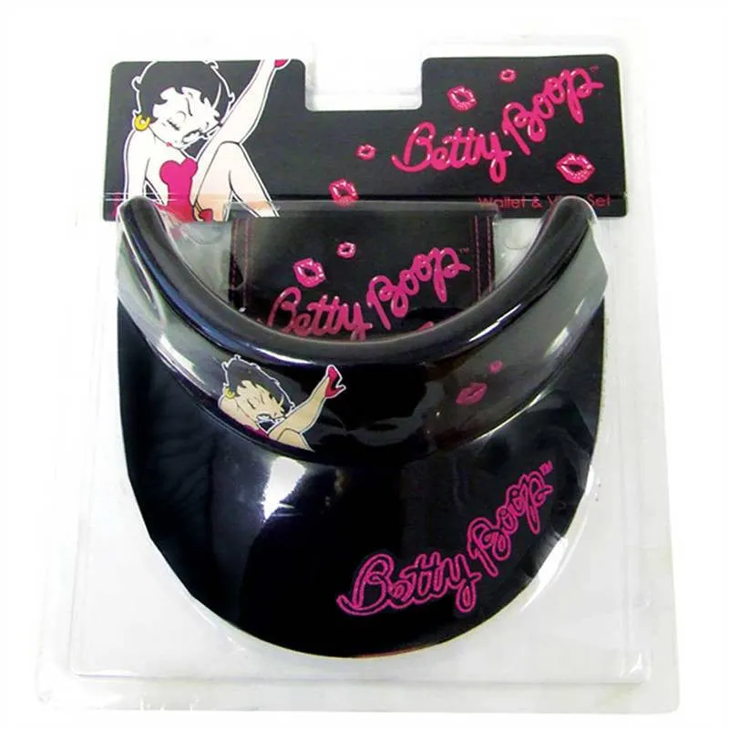 Betty Boop Wallet and Visor Set