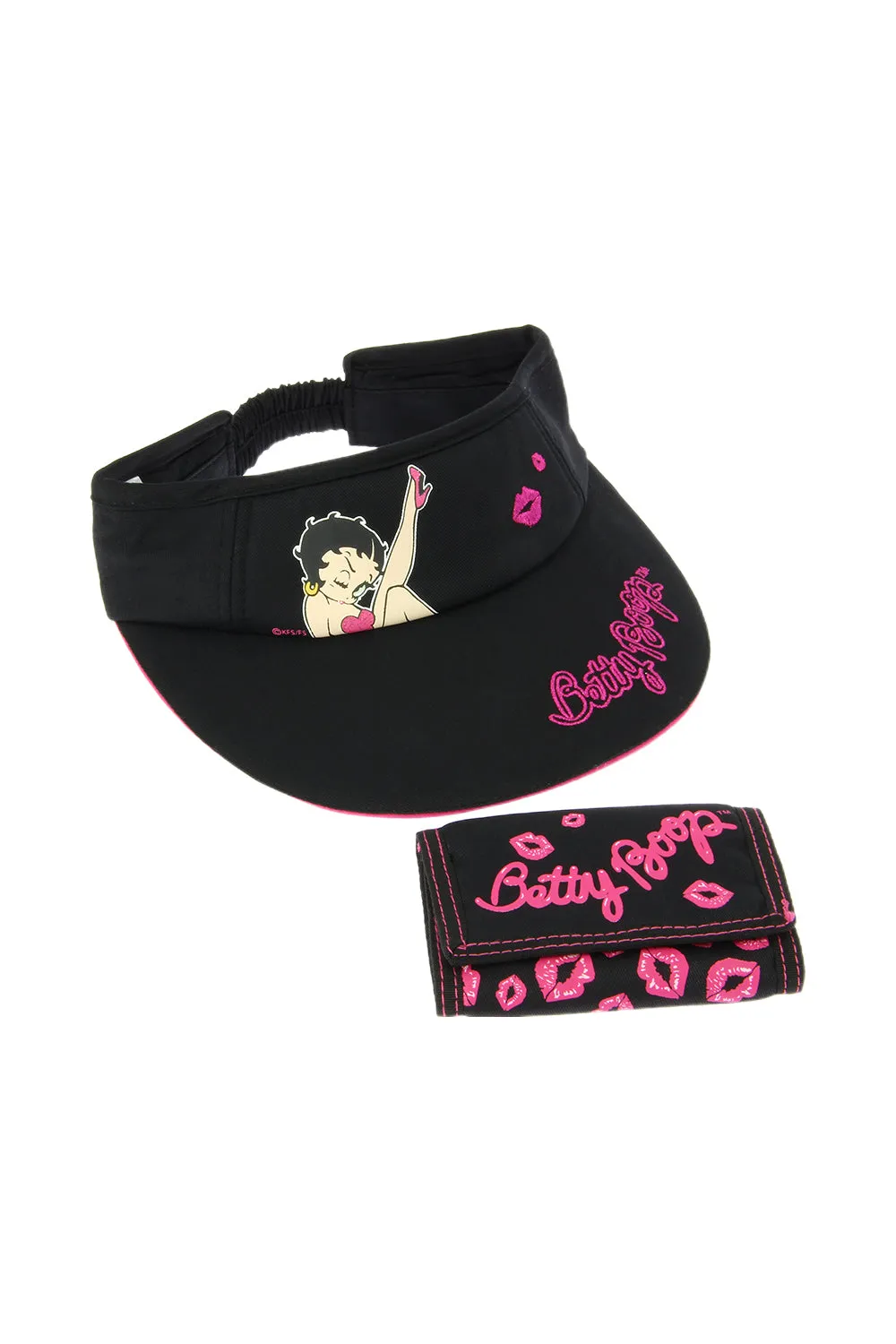 Betty Boop Wallet and Visor Set