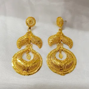 Bhavi Jewels Gold Plated Dangler Earrings