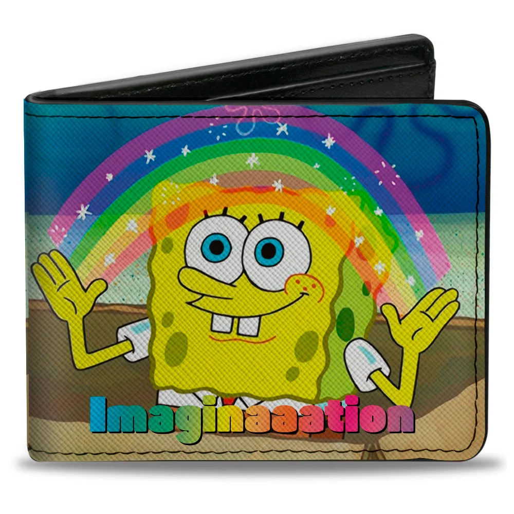 Bi-Fold Wallet - SpongeBob SquarePants IMAGINAAATION Smiling Rainbow Pose