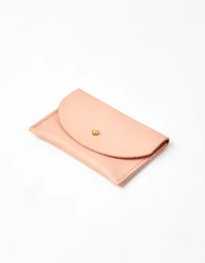 Blush Leather Card Holder