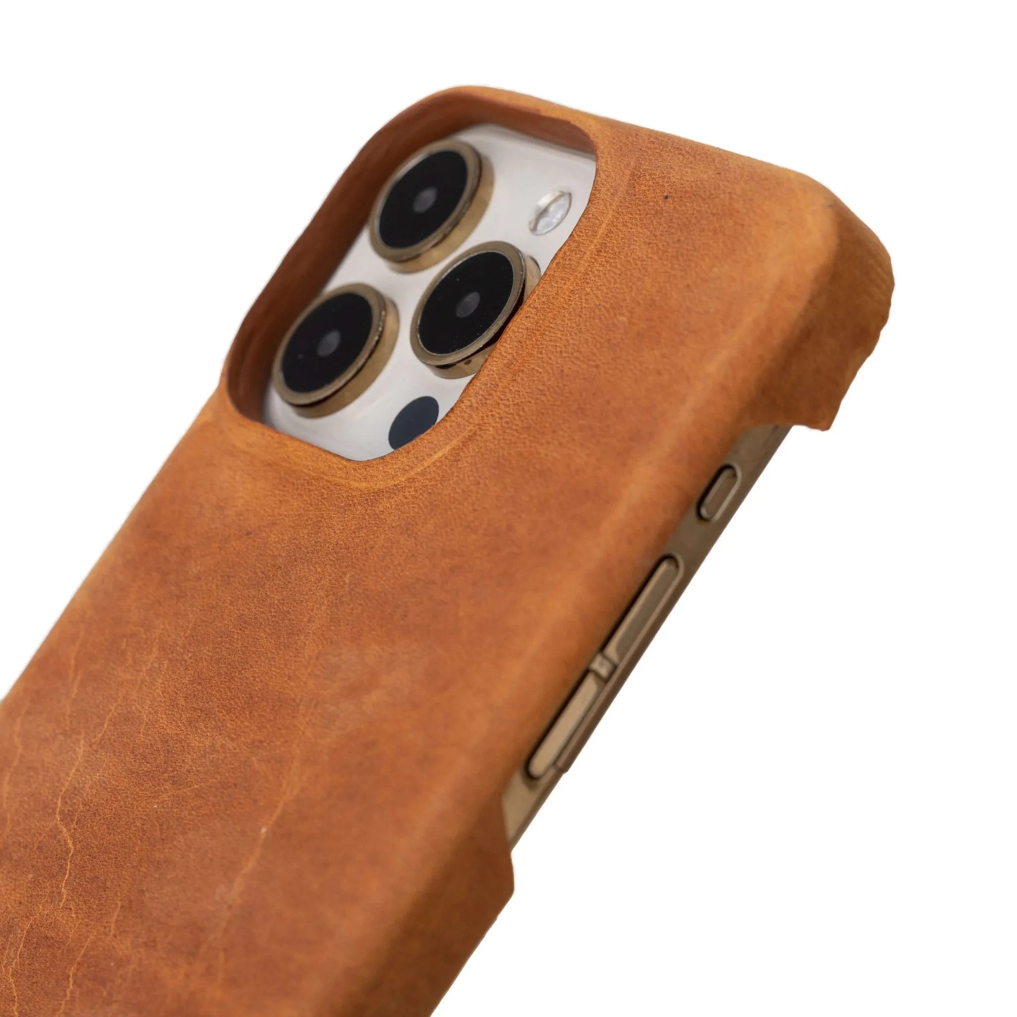 Burkley iPhone 16 Pro Max Wallet Case, Golden Brown