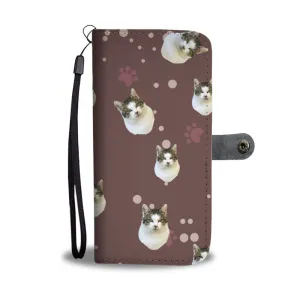 Cat Photo Wallet Brown Personalized Gifts