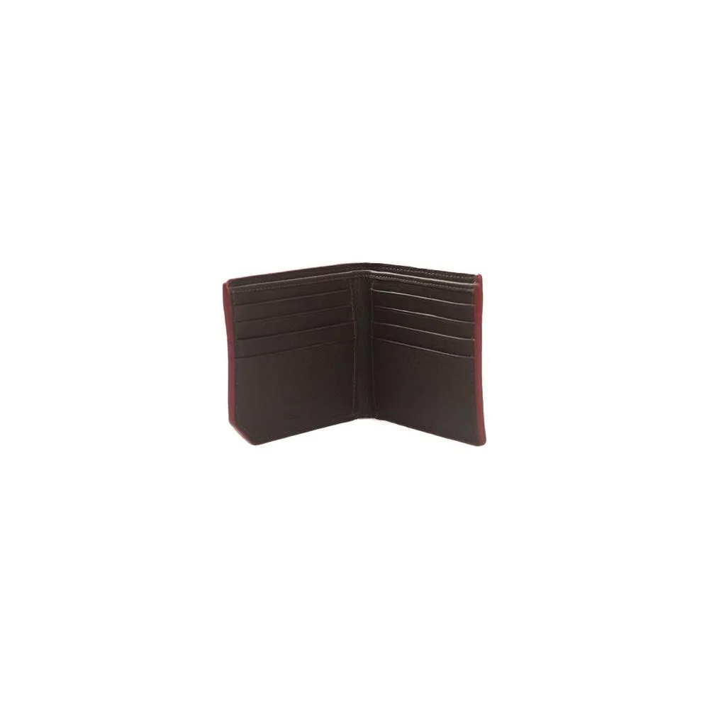 Cerruti 1881 Brown Calf Leather Men Wallet