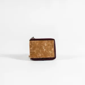 Cowhide Zip Wallet