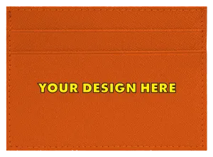 Create Your Own - Leather Wallet (Orange)