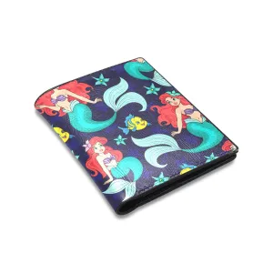 Disney Little Mermaid I Want To Be Where The People Are Men's Leather Wallet