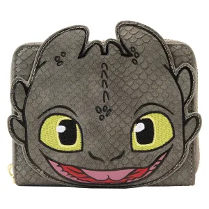 Dreamworks How to Train Your Dragon Toothless Cosplay Zip Around Wallet