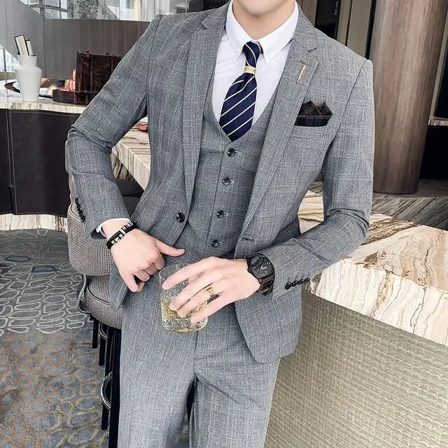 Men's 3 Piece Business Suit