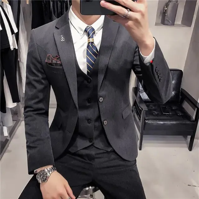 Men's 3 Piece Business Suit