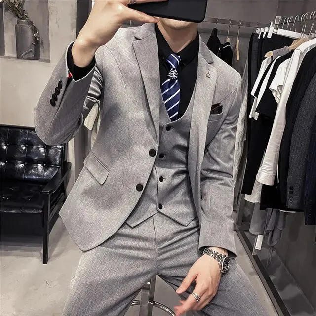 Men's 3 Piece Business Suit