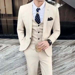 Men's 3 Piece Business Suit