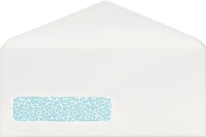 Poly-Klear Single Window Envelopes Privacy Tint #10 White 500/Box