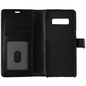 Skech Polo Book Folio Clutch Wallet Protective Case for Galaxy Note 8 - Black