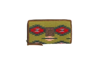 STS Ranchwear Womens Baja Dreams Multi-Color Leather Bifold Wallet