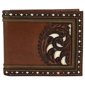 Trenditions Justin Men's Bifold Brown Wallet