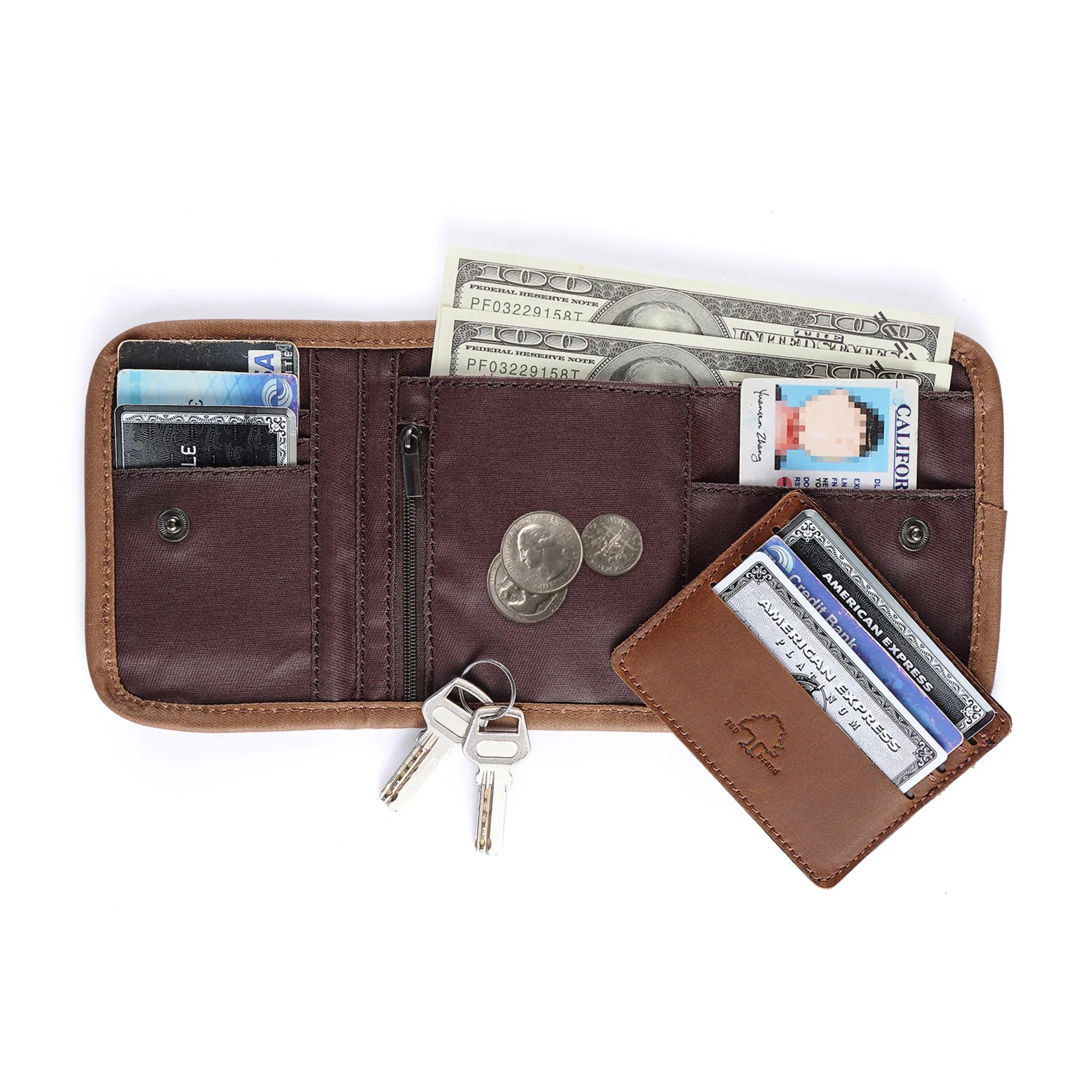 Urban Light Coated Canvas Wallet