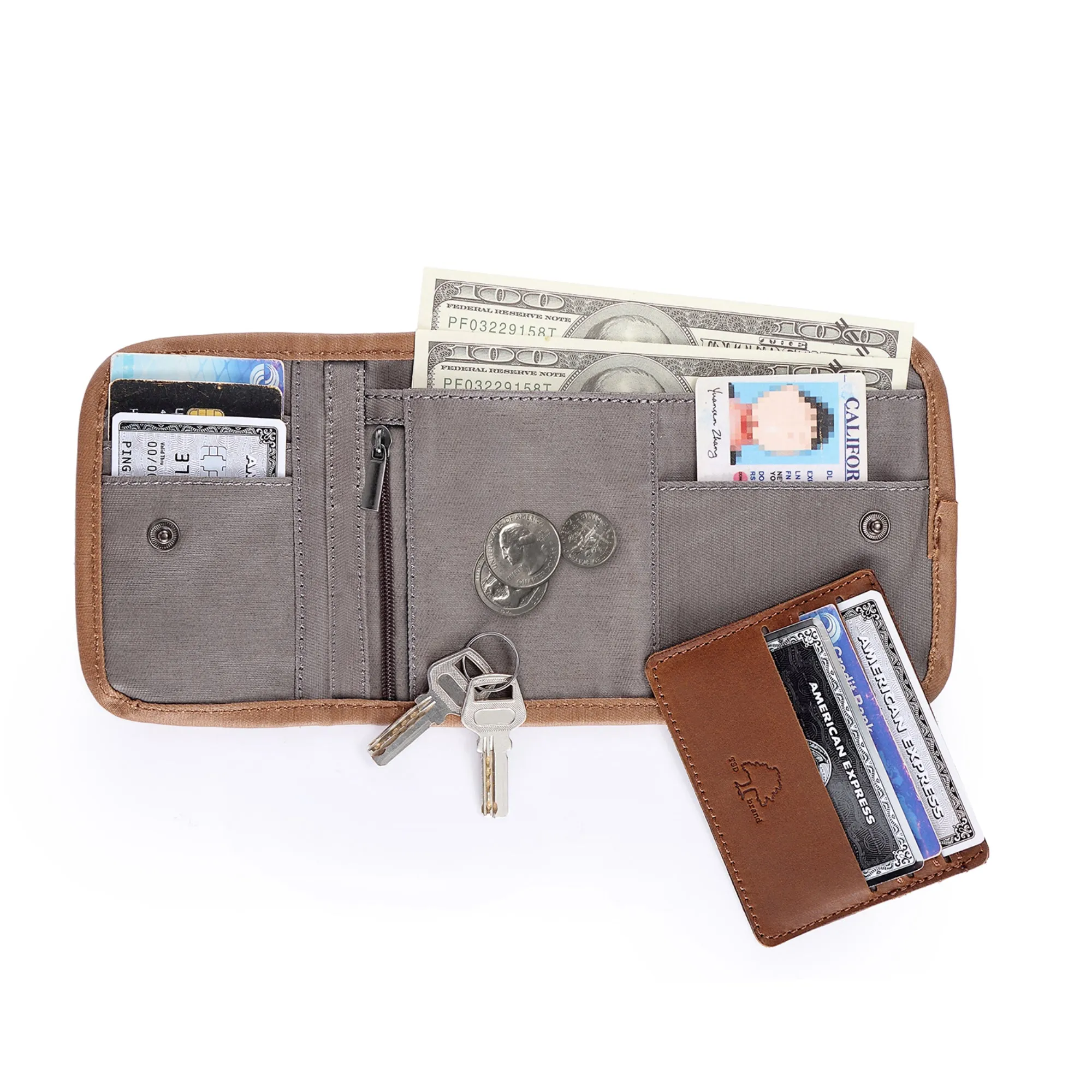 Urban Light Coated Canvas Wallet