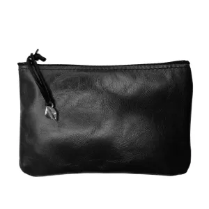 Zipper Pouch, Retro Black